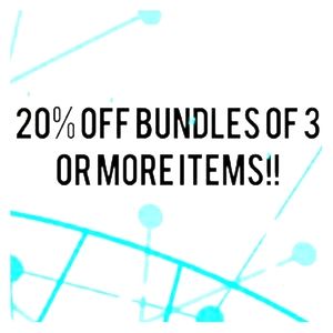 🥳🥳20% OFF BUNDLES OF 3 OR MORE!! 🥳🥳